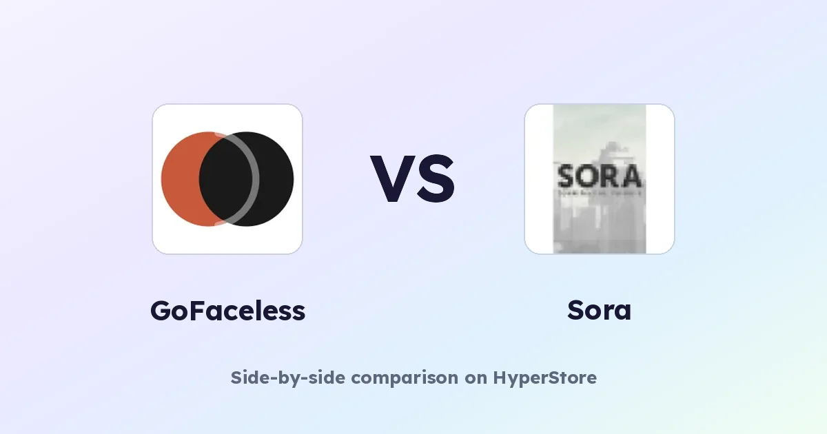 GoFaceless vs Sora: ¿Qué herramienta de vídeo con IA es la adecuada para ti?