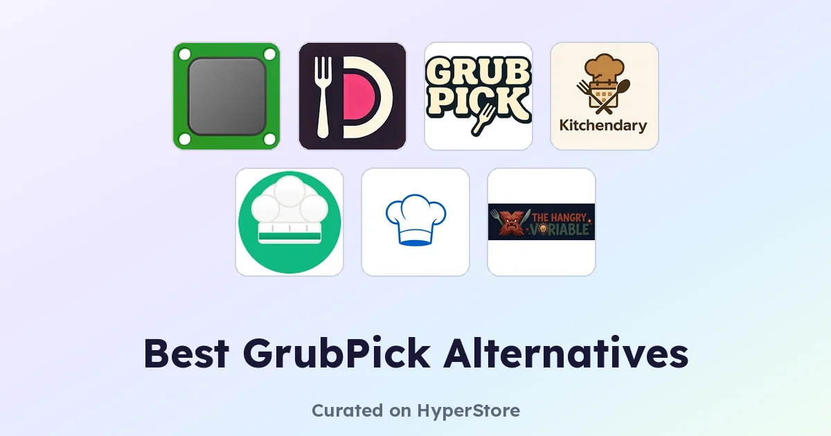 Best GrubPick alternatives for Easier Meal Discovery