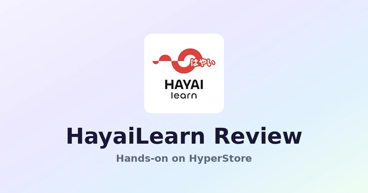 HayaiLearn Review: Learn Japanese Through YouTube Videos