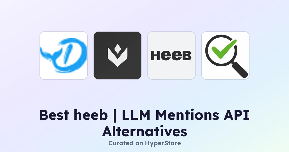 heeb LLM Mentions API alternatives: top options compared