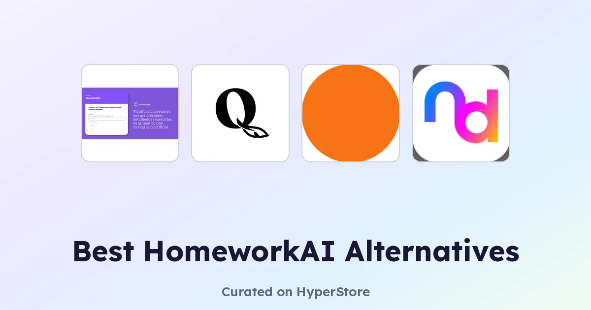 Best HomeworkAI alternatives for Smarter Study Workflows
