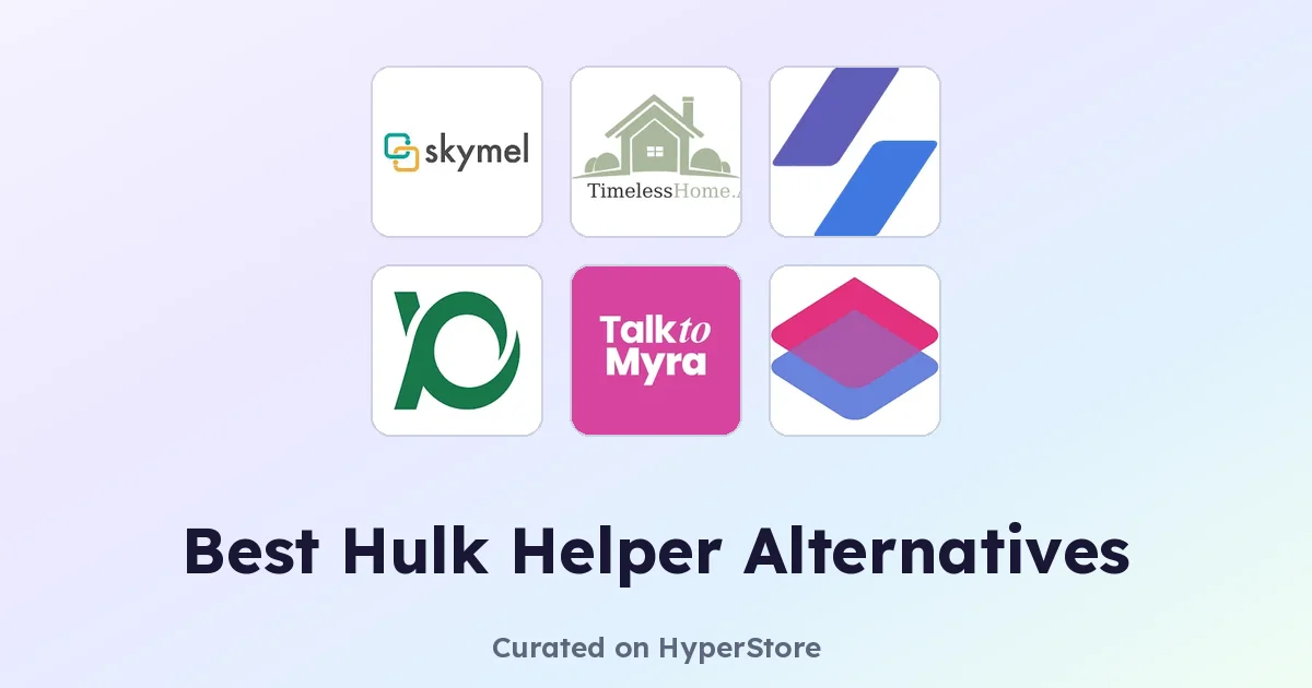 Daha Akıllı Yapay Zeka Desteği için En İyi Hulk Helper Alternatifleri