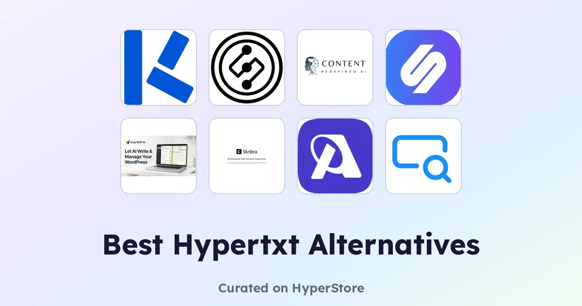 Best Hypertxt Alternatives: Top AI Content Writing Tools