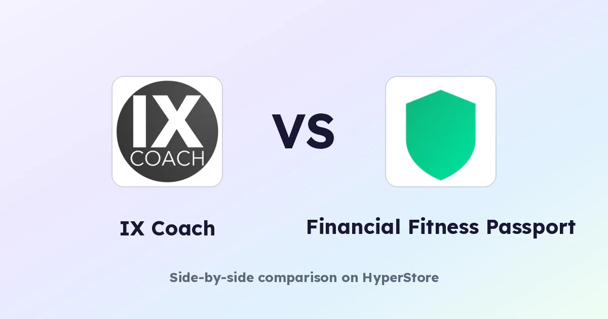 IX Coach vs Financial Fitness Passport: AI Coach Comparison