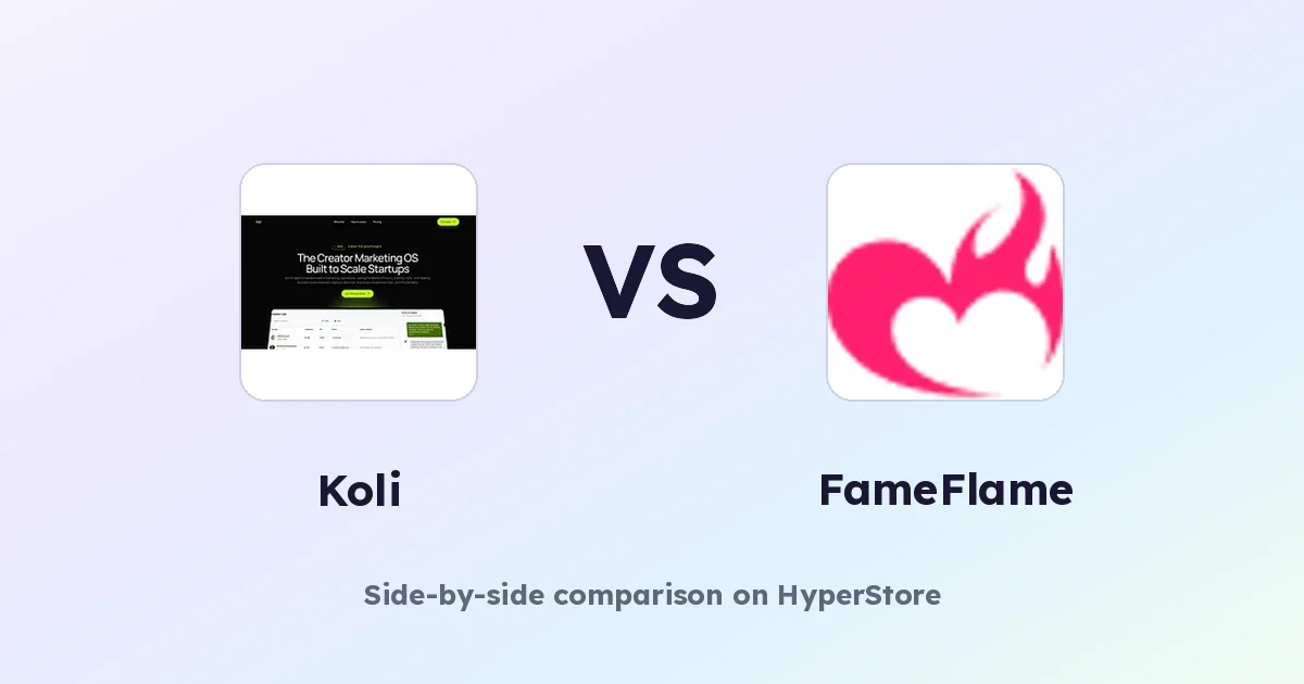 Koli vs FameFlame: Influencer Outreach or Bought Engagement?