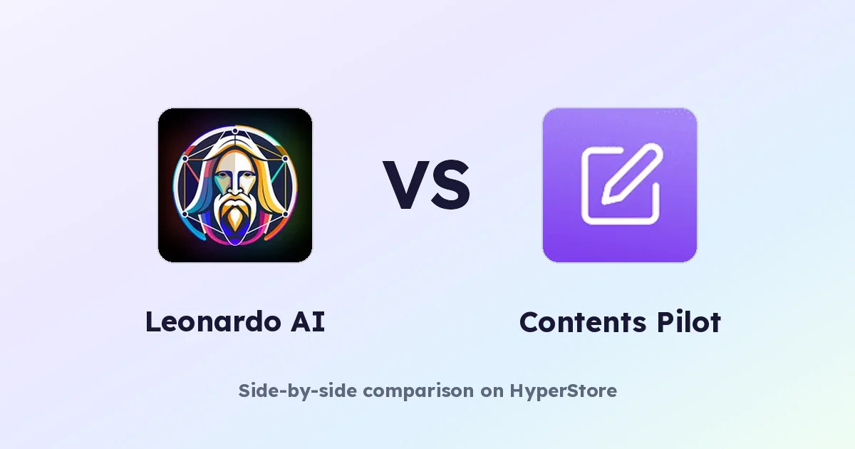 Leonardo AI vs Contents Pilot: Which AI Tool Fits Your Workflow?