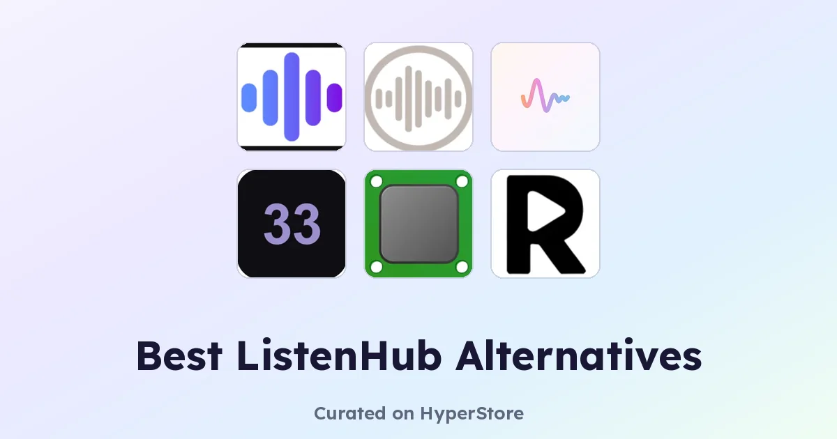 Best ListenHub Alternatives for AI Podcasts