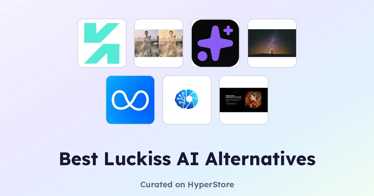 Meilleures alternatives à Luckiss AI pour un travail d'image plus intelligent