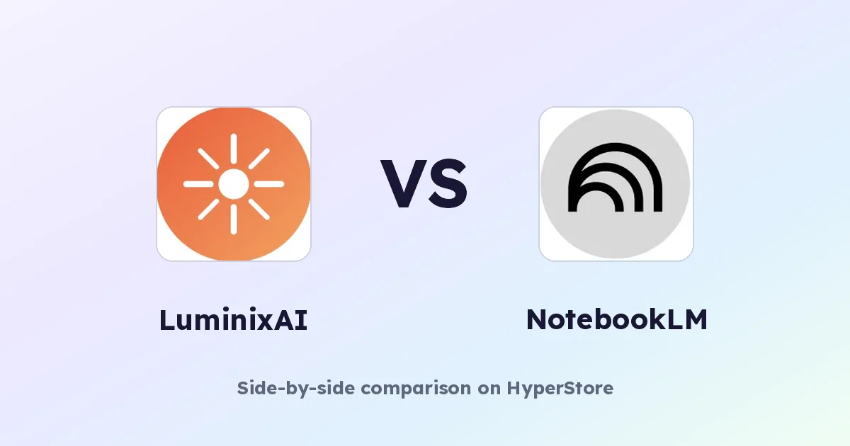 LuminixAI vs NotebookLM: Which AI Research Tool Fits You?