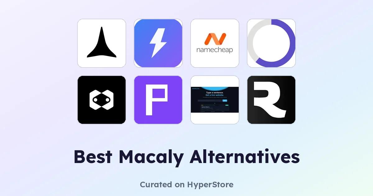 Meilleures alternatives à Macaly : comparatif des créateurs d'apps IA