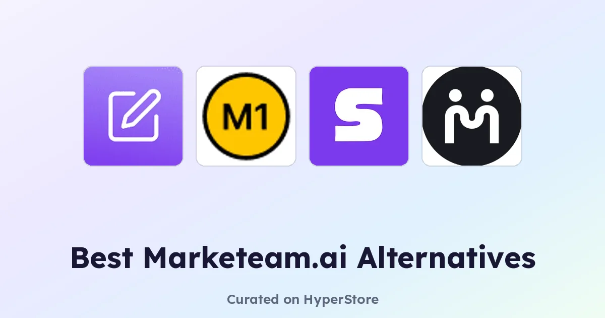 Meilleures alternatives à Marketeam.ai pour les équipes marketing IA