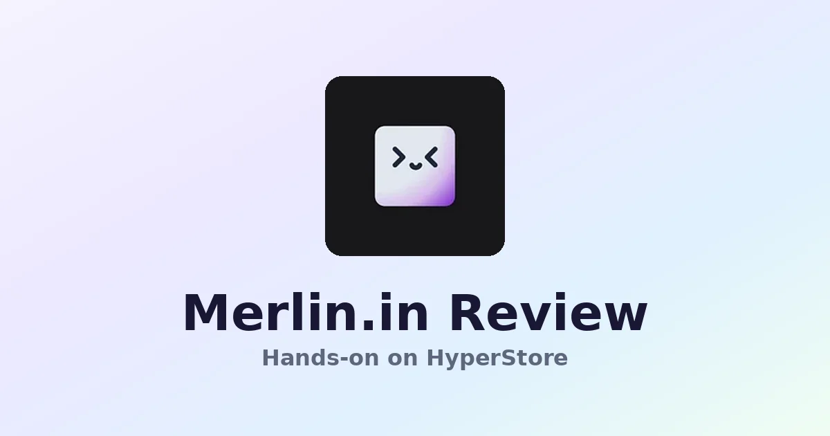 Merlin.in review on HyperStore — screenshot of the Merlin.in directory listing