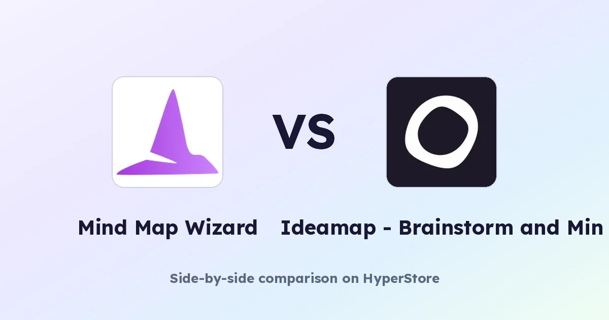 Mind Map Wizard vs Ideamap: ferramentas de mapas mentais com IA comparadas