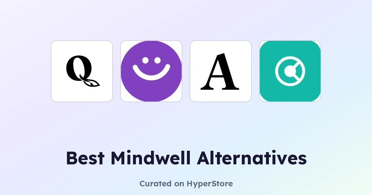 마음 건강과 지원을 위한 최고의 Mindwell 대체 앱