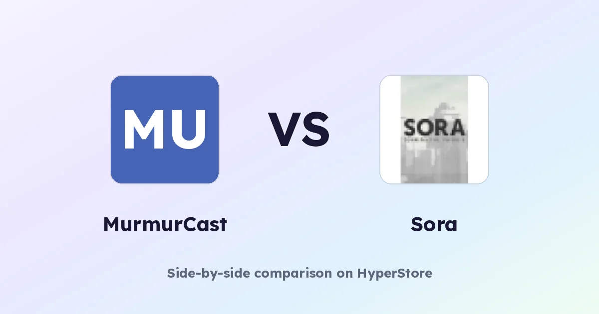 MurmurCast vs Sora : quel outil IA correspond à votre flux de travail ?