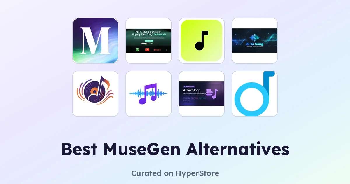 Best MuseGen Alternatives: AI Music Generators Compared