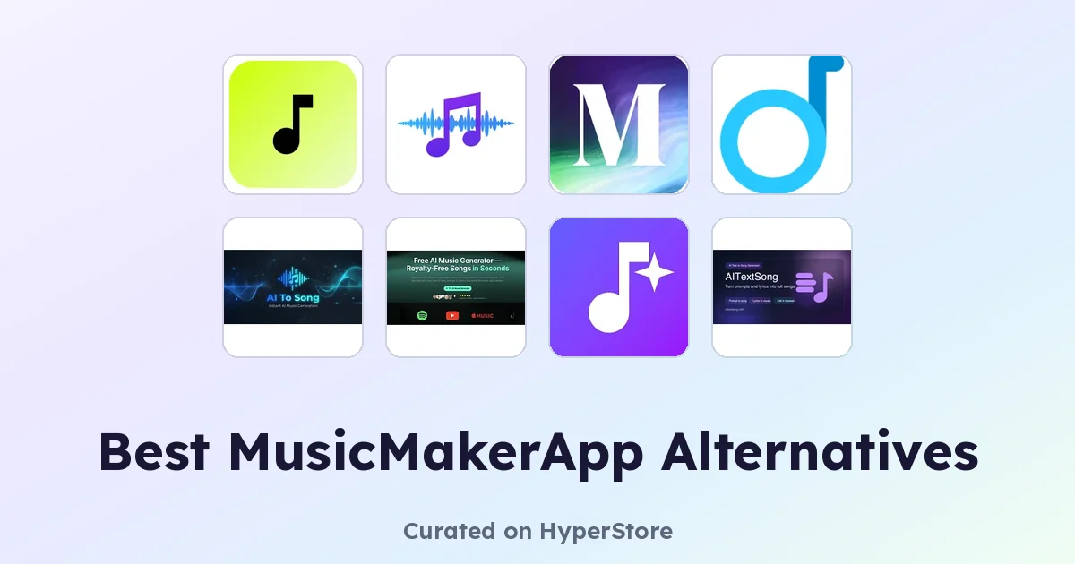 Best MusicMakerApp Alternatives for AI Music Creation