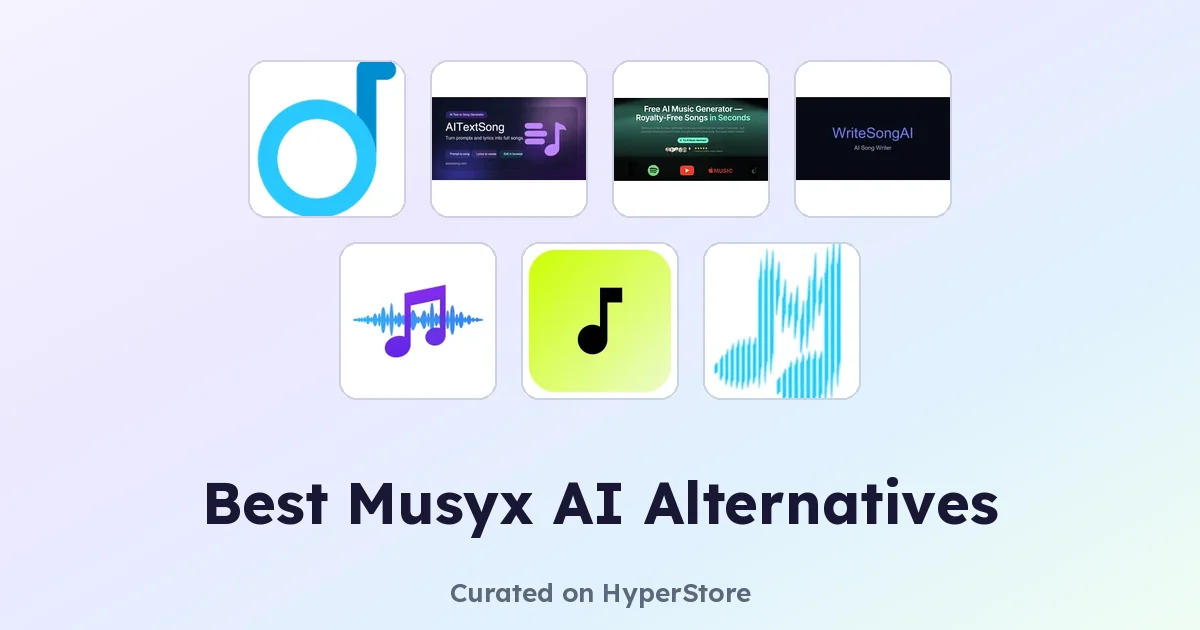 Best Musyx AI alternatives for AI music generation