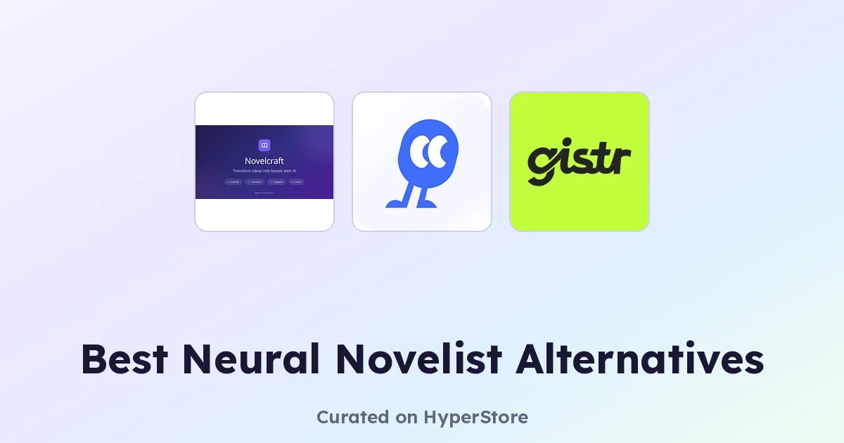 Лучшие альтернативы Neural Novelist для авторов художественной литературы