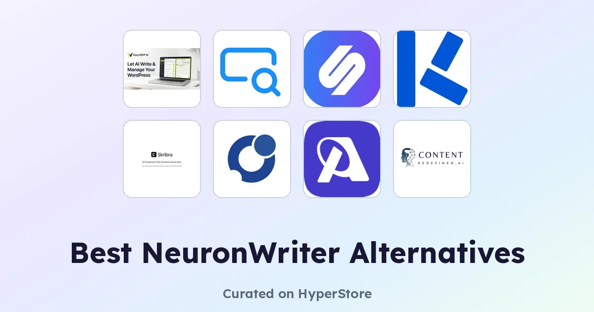 Best NeuronWriter Alternatives for Content Optimization