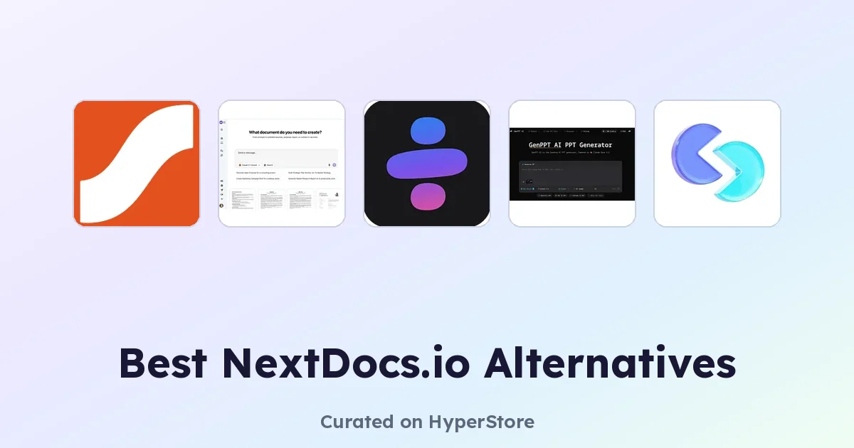 Best NextDocs.io Alternatives for AI-Powered Presentations
