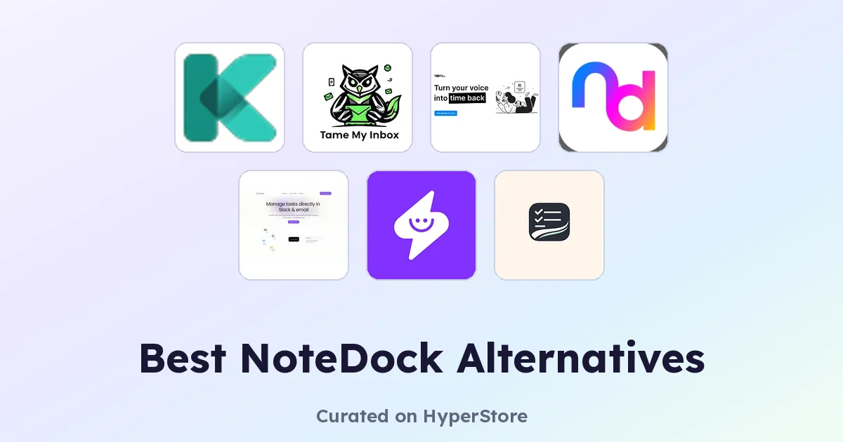 Beste NoteDock-Alternativen: Intelligentere Tools für Notizen und Aufgaben