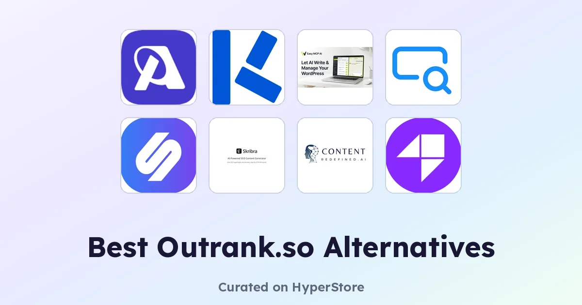 Best outrank.so alternatives for scalable SEO content