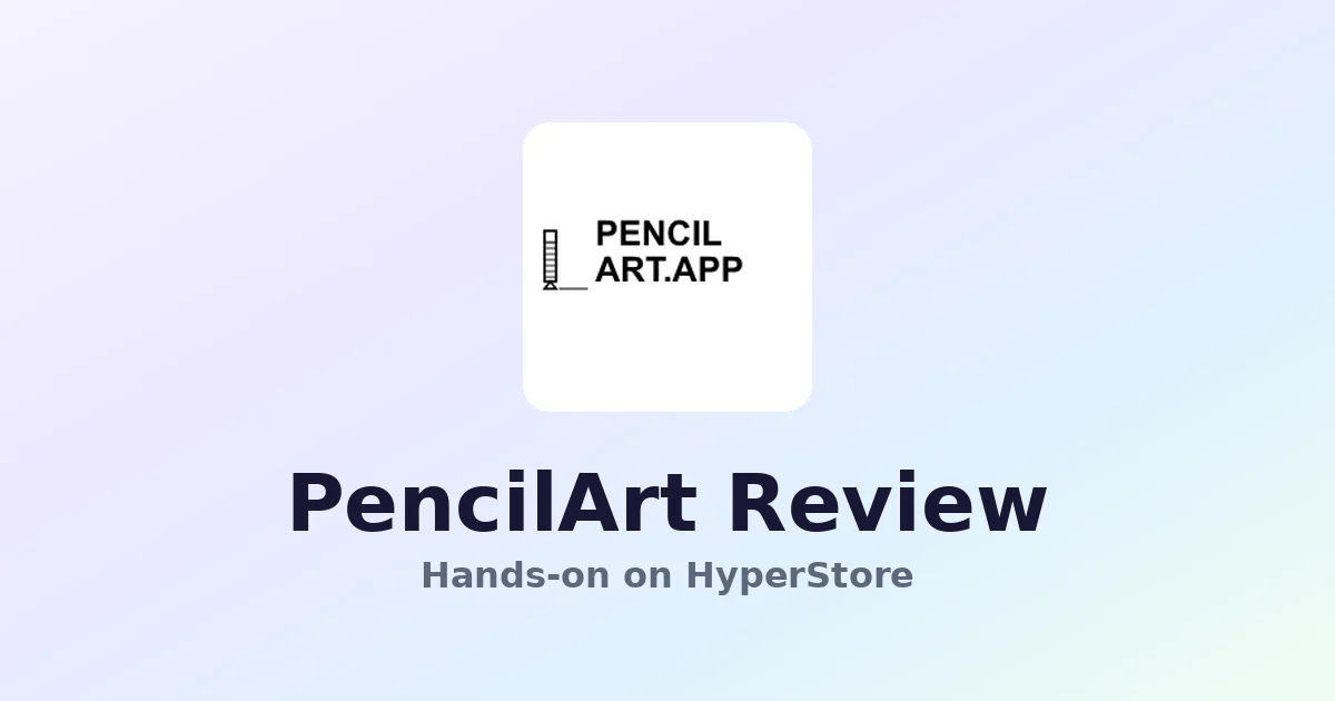 PencilArt review on HyperStore — screenshot of the PencilArt directory listing