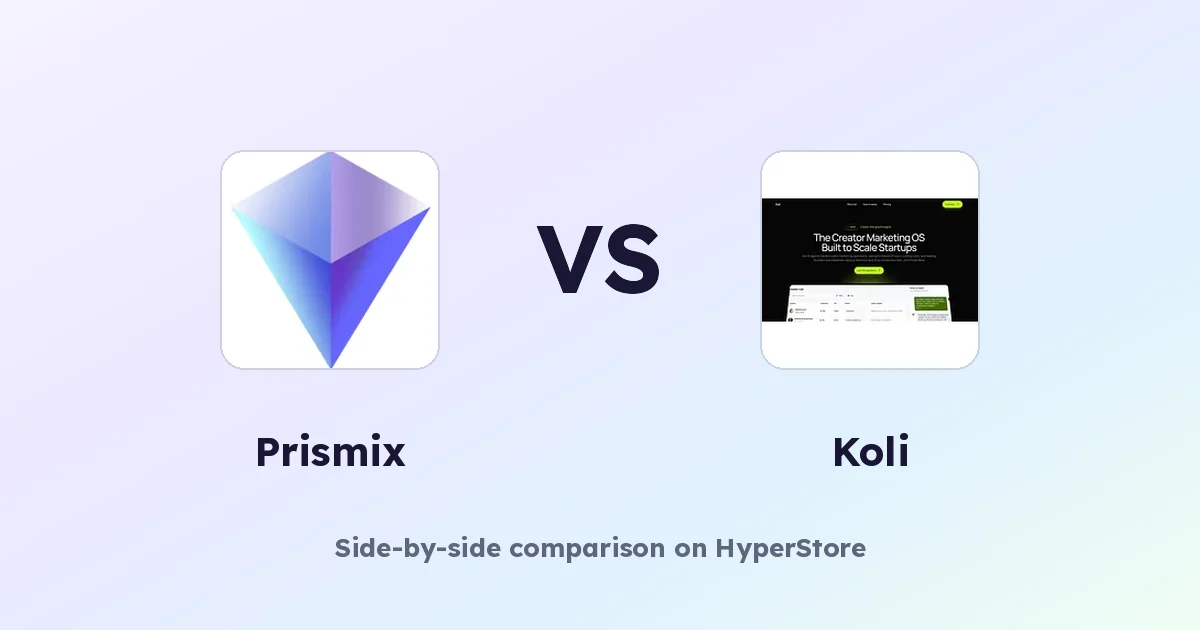 Prismix vs Koli: Which AI Social Media Tool Fits You?