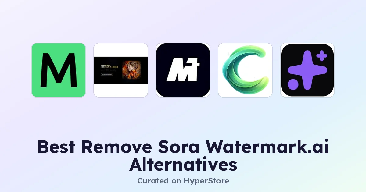 Best Remove Sora Watermark.ai Alternatives for Clean Videos