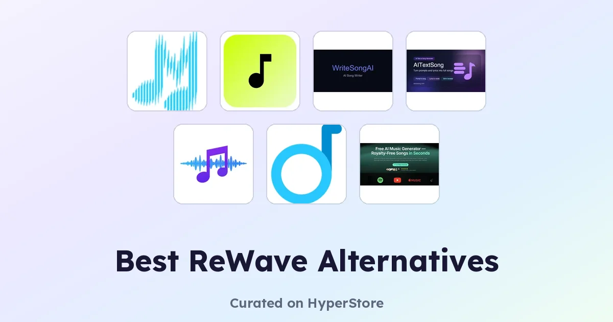 Best ReWave Alternatives: Top AI Music Generators Compared