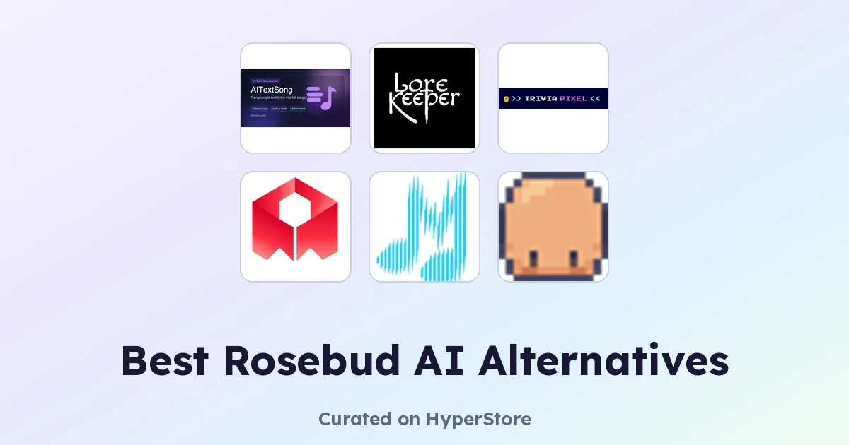 Best Rosebud AI Alternatives for AI Game Creation Tools
