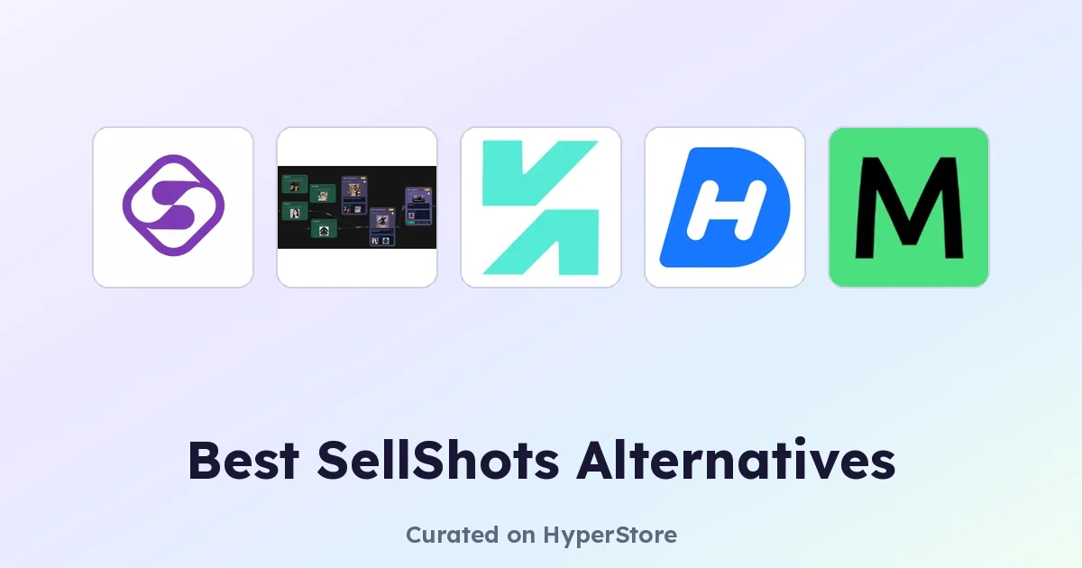 Meilleures alternatives à SellShots pour le marketing produit par IA