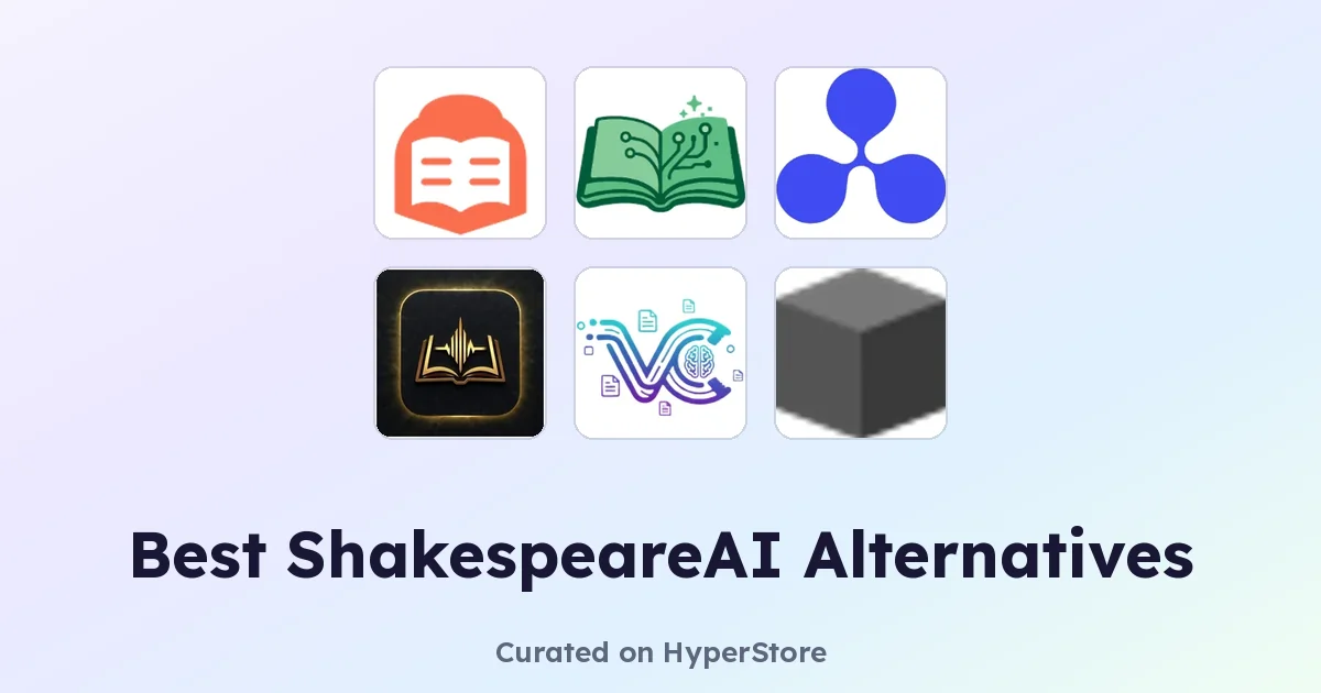 Mejores alternativas a ShakespeareAI para crear libros con IA