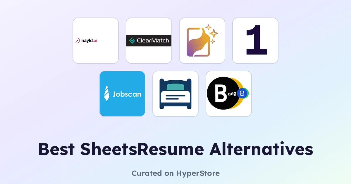 Лучшие альтернативы SheetsResume для создания резюме