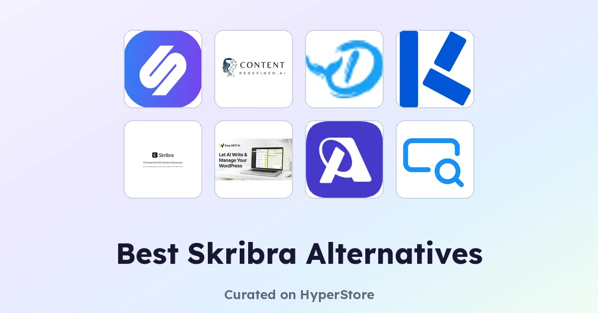 더 효율적인 콘텐츠 제작을 위한 최고의 Skribra 대체 도구