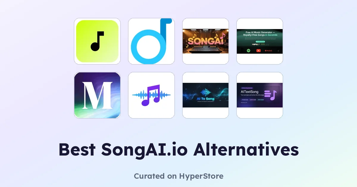 Лучшие альтернативы SongAI.io для инструментов создания музыки с помощью ИИ