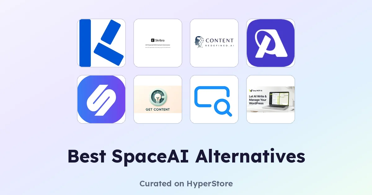 Best SpaceAI alternatives for Smarter AI Content Workflows
