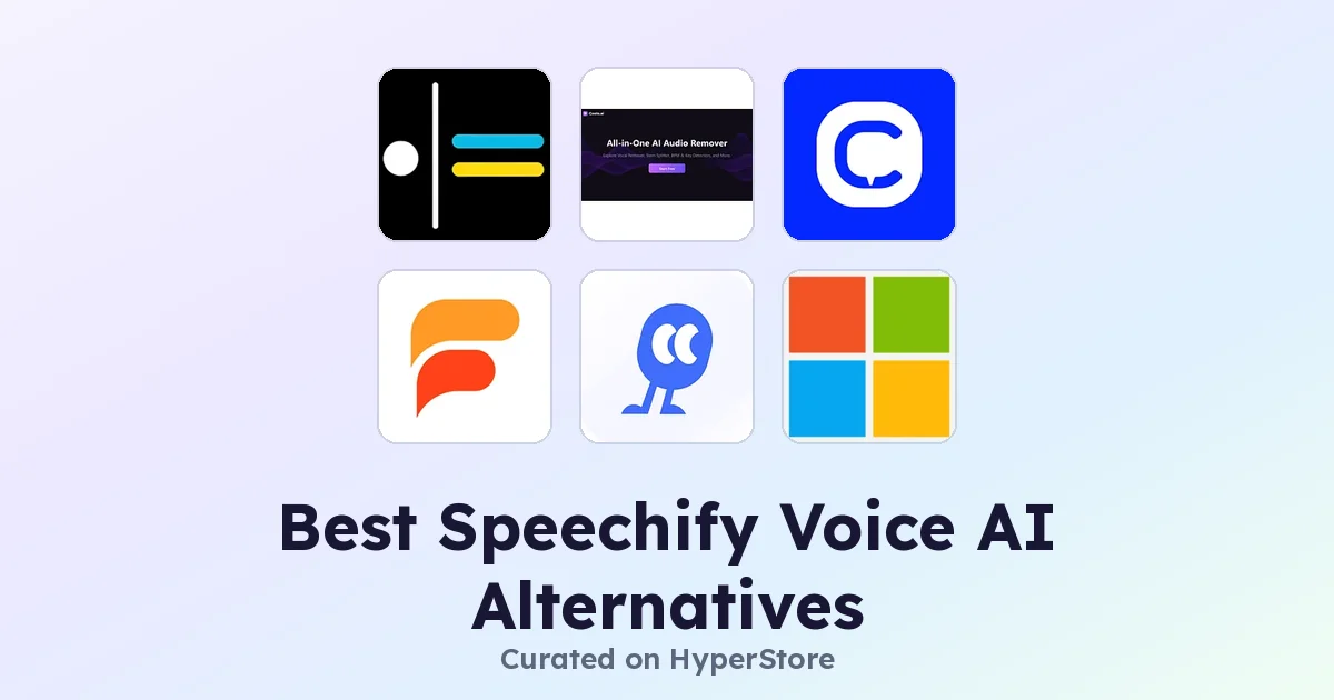 Best Speechify Voice AI Alternatives for Voice & Audio Workflows