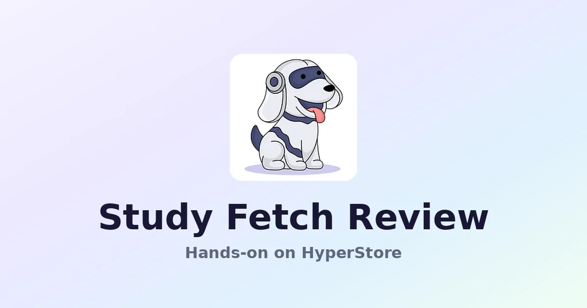 Avis sur Study Fetch : un tutorat IA qui transforme vos notes