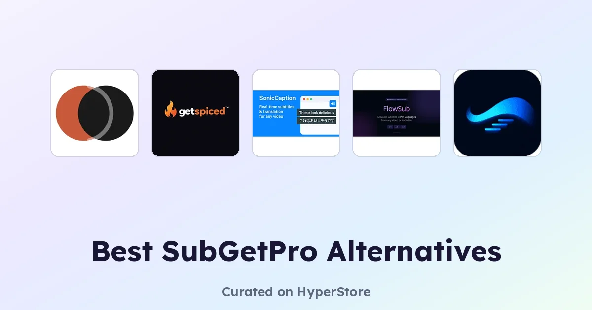 Melhores alternativas ao SubGetPro para geração de legendas