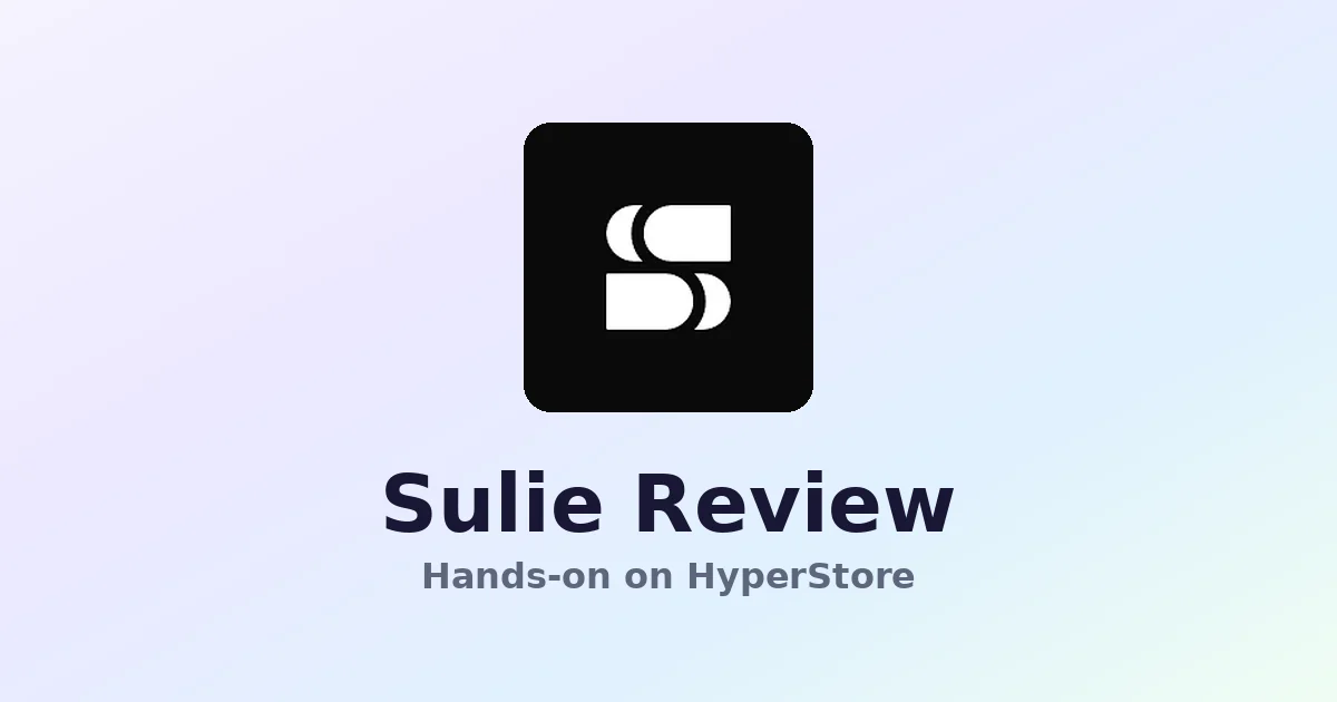 Sulie Review: Managed Time Series Forecasting Made Easy