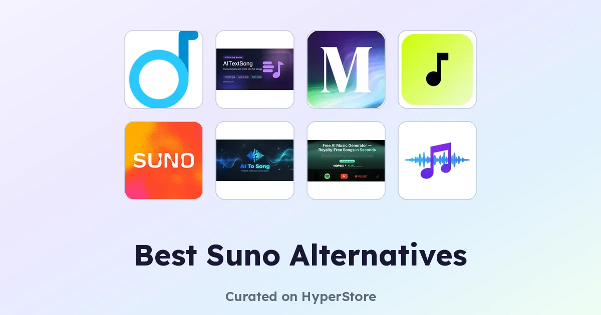 Best Suno alternatives for AI music generation