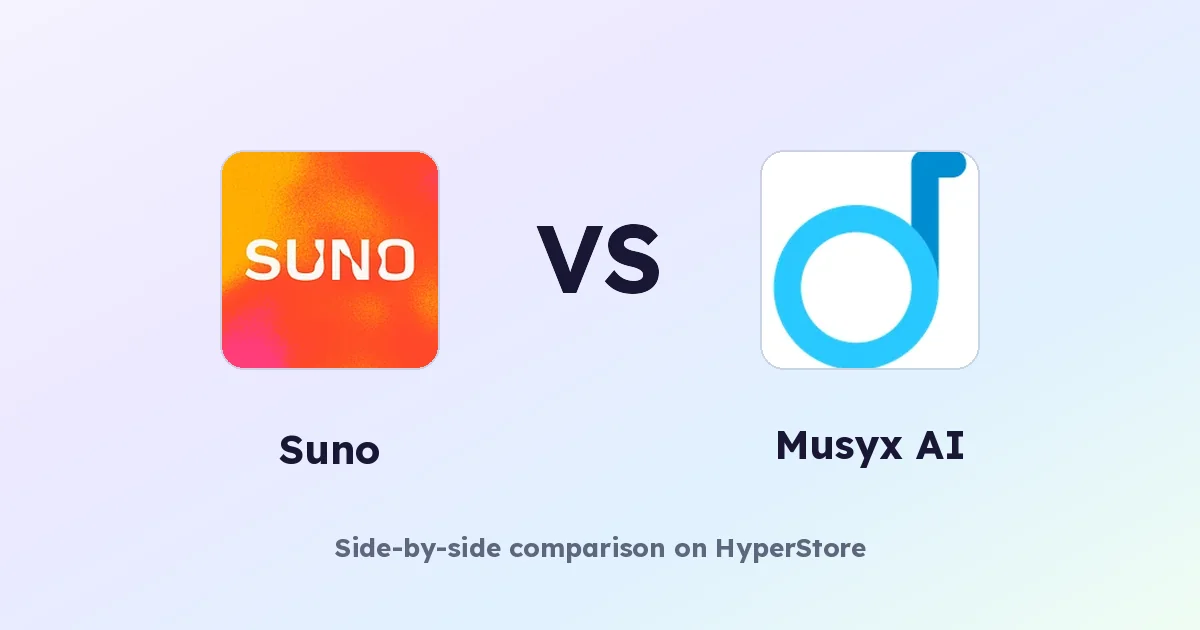 Suno vs Musyx AI: Which AI Music Generator Fits You Best?