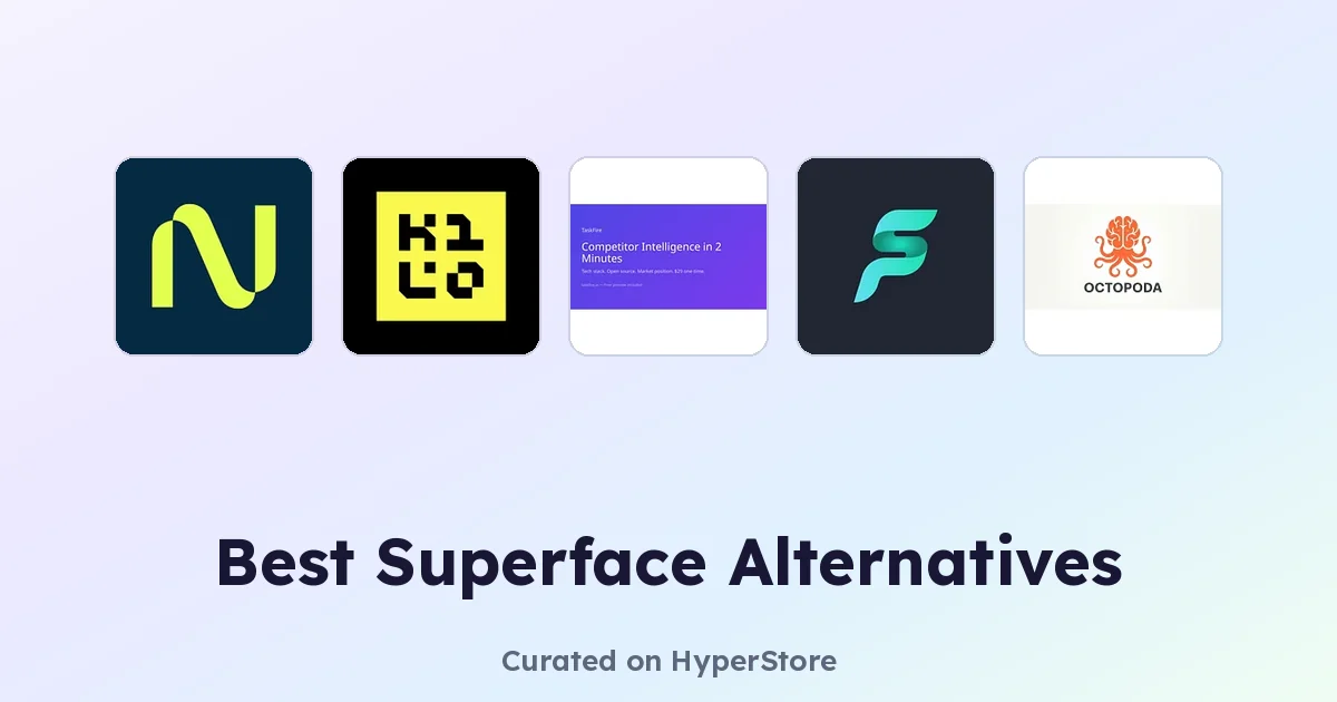 Meilleures alternatives à Superface pour les créateurs d'agents IA
