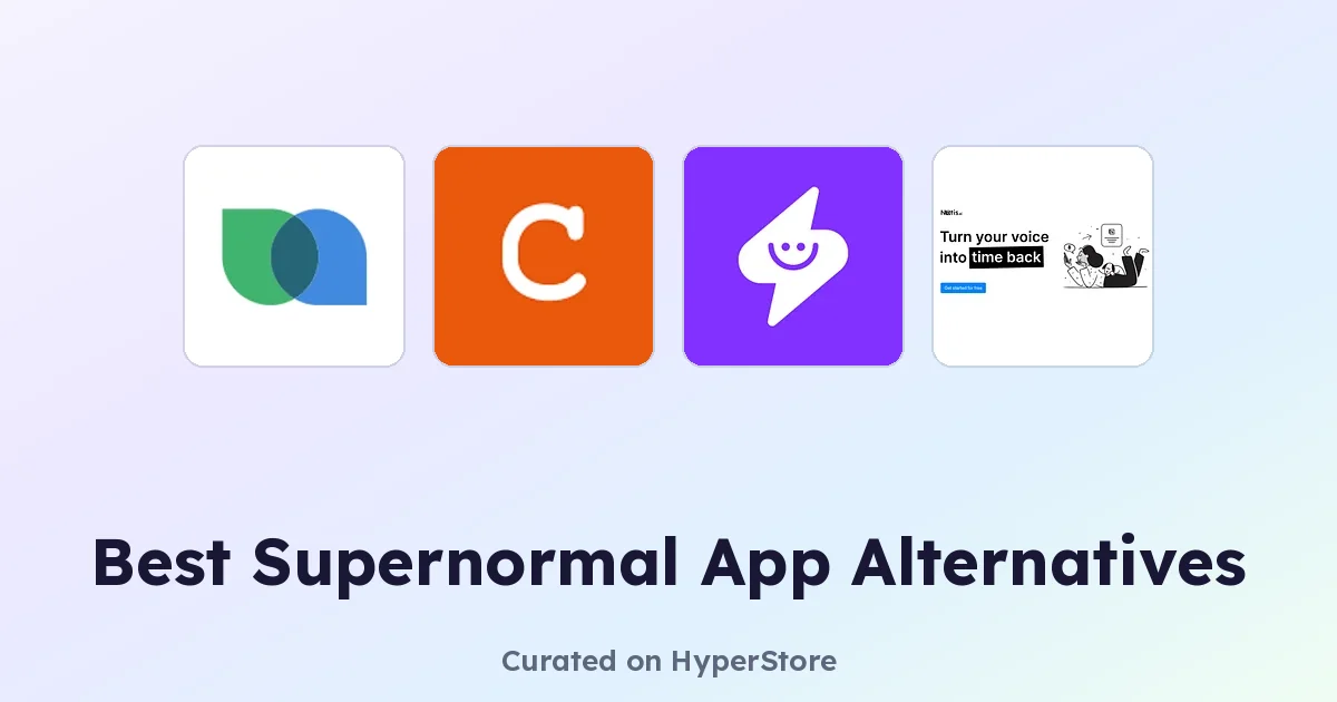 더 스마트한 워크플로우를 위한 최고의 Supernormal App 대안