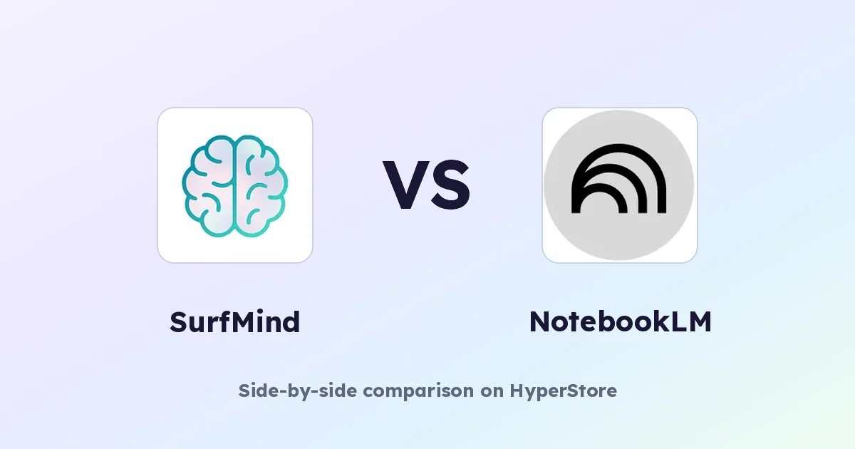 SurfMind против NotebookLM: какой инструмент ИИ-исследований подойдёт вам?