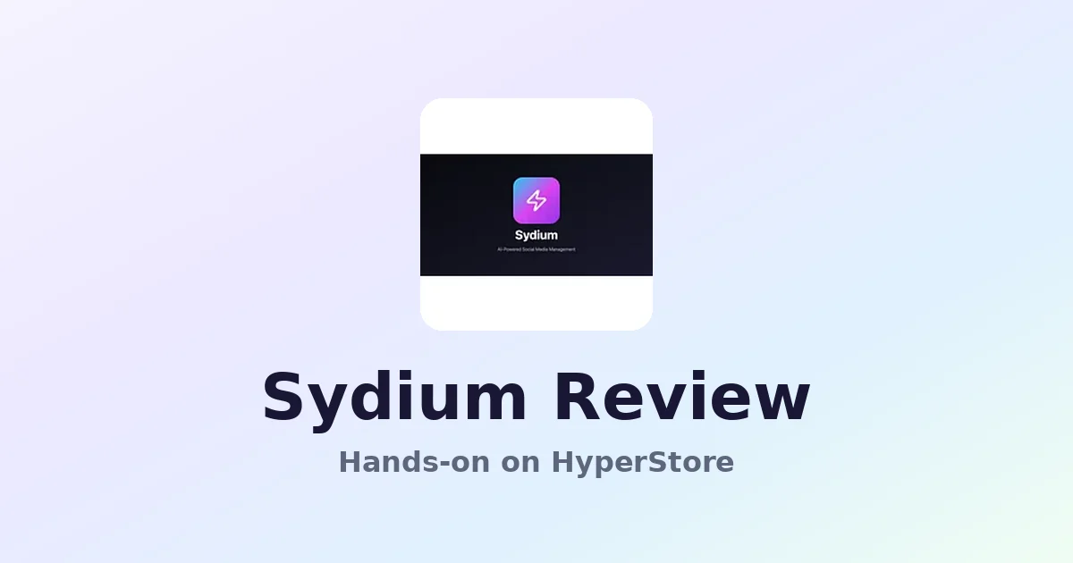 Sydium Review: AI Social Media Content in Your Voice