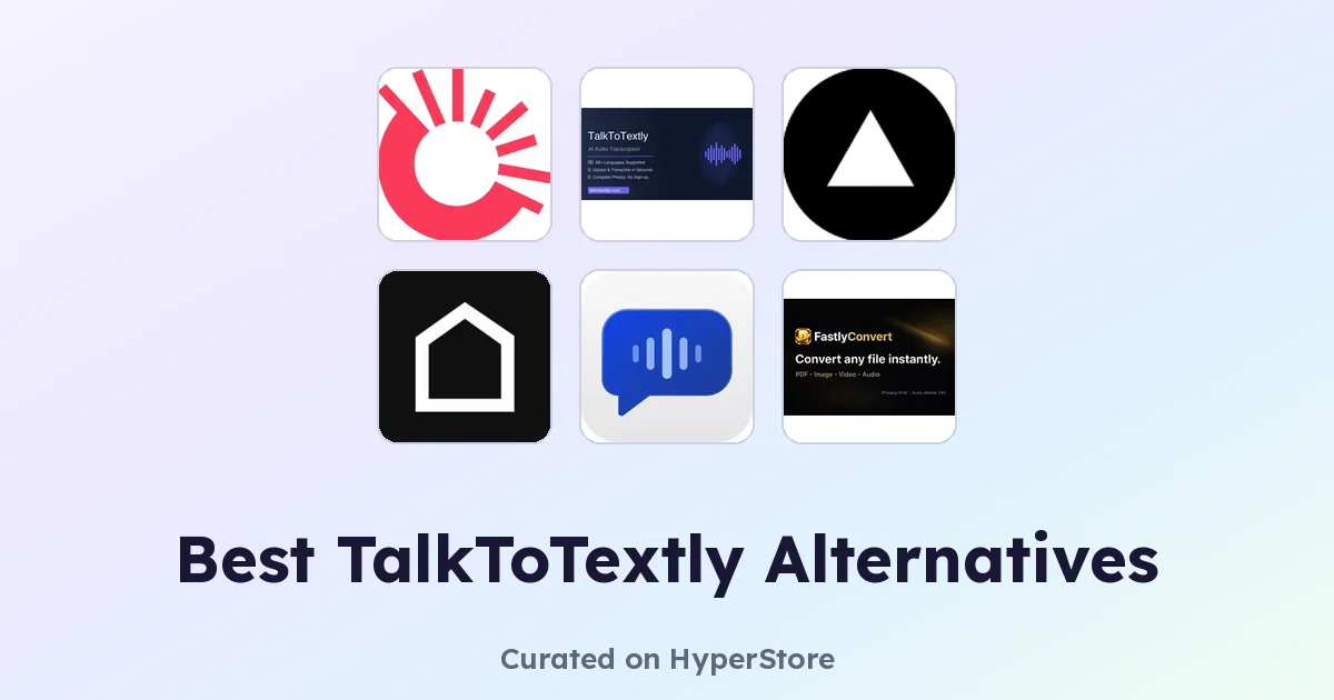 Лучшие альтернативы TalkToTextly для транскрипции и диктовки