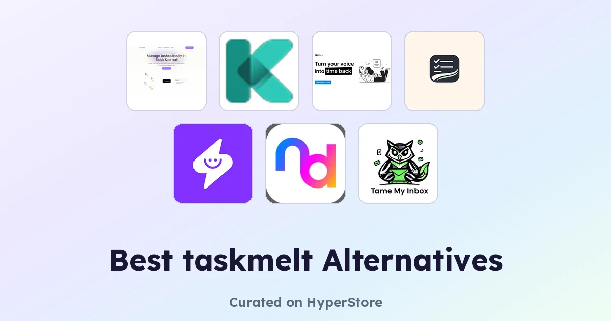 AI 작업 관리를 위한 최고의 taskmelt 대체 도구